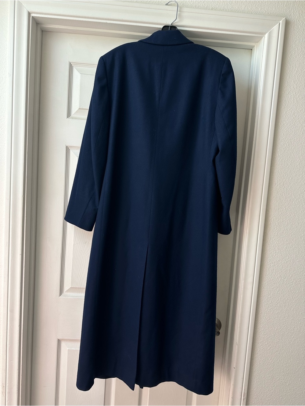 Pendleton Women’s Navy Blue Long Wool Coat - Picture 3 of 3